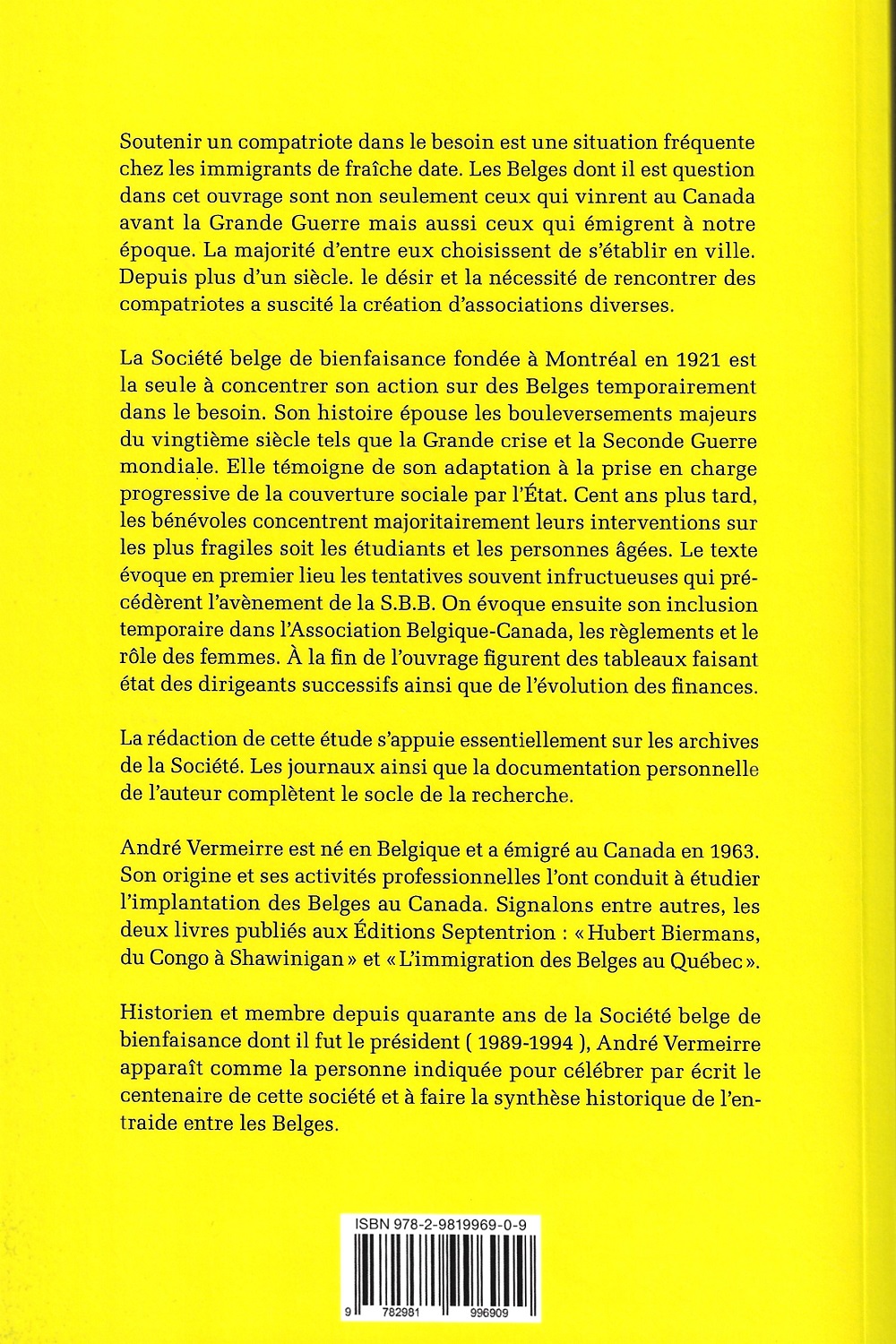 Les Belges aident les Belges verso